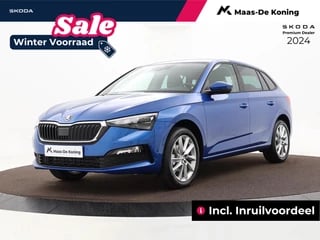 Škoda Scala Business Edition 1.0 85 kW / 115 pk TSI Hatchback  7 versn. DSG | 17" lichtmetalen velgen stratos | Emotion pakket | Navigatie pakket | Simply clever | Travel assist | Incl. Inruilvoordeel |