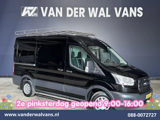Ford Transit 2.0 TDCI 130pk L2H2 inrichting Euro6 Airco | Camera | Imperiaal | Sidebars | Trekhaak 2540kg Cruisecontrol, Verwarmde Voorruit, Trap, Parkeersensoren, Bijrijdersbank