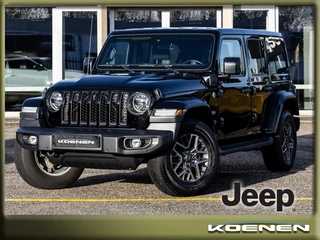 Hoofdafbeelding Jeep Wrangler Jeep Wrangler 4xE 380 4wd Autom. Overland CLIMA / LEER / ADAPT. CRUISE