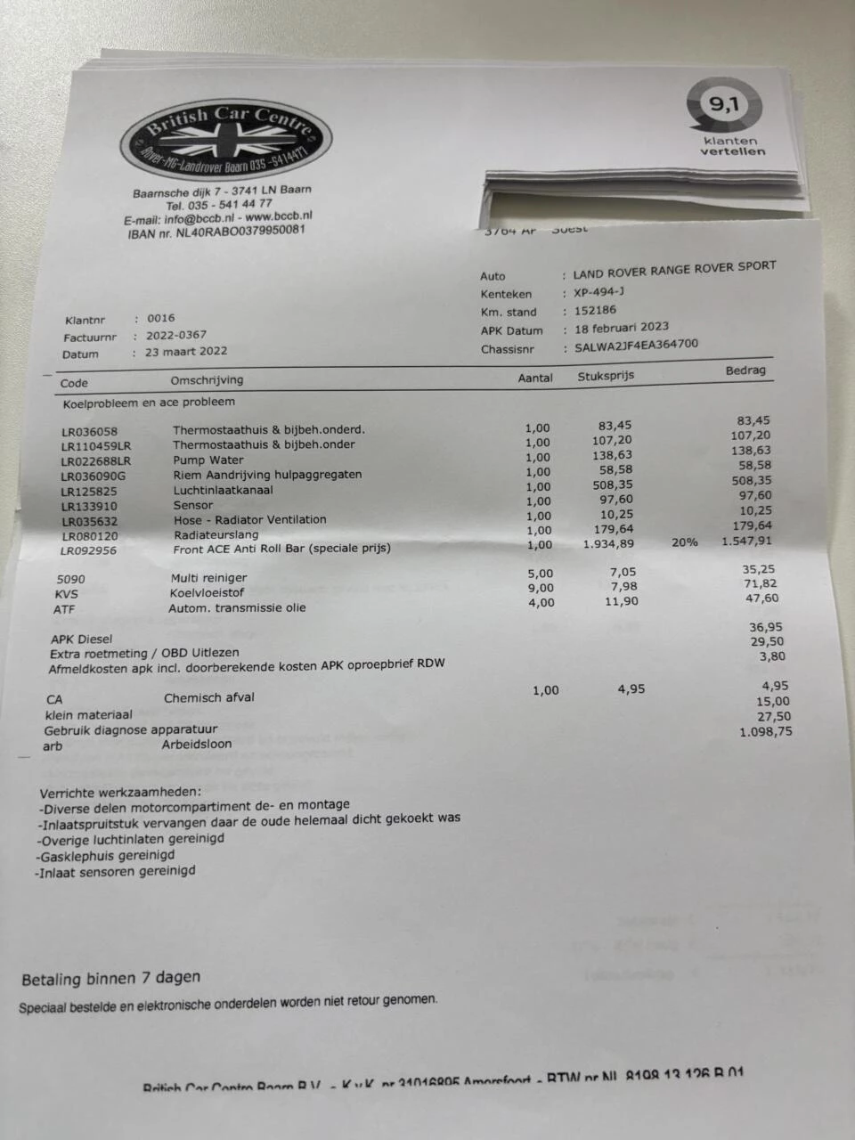 Hoofdafbeelding Land Rover Range Rover Sport