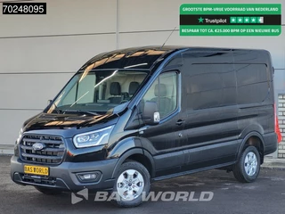Ford Transit 165pk Nieuw Model Limited L2H2 Automaat CarPlay Xenon Camera 10m3 Airco Cruise control
