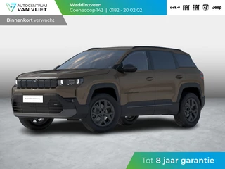Hoofdafbeelding Jeep Compass Jeep Compass 1.2 e-Hybrid First Edition | Adapt. Cruise | Camera | Carplay | 18" | Elektr. A-Klep | Navi | Winter Pack