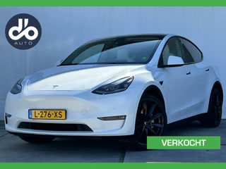 Tesla Model Y Long Range AWD 75 kWh AUTOPILOT I PANO I LEER I BTW I TREKHAAK I FULL OPTIONS