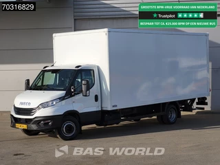 Hoofdafbeelding Iveco Daily Iveco Daily 72C18 3.0L Automaat 1000KG Laadklep Luchtvering 180PK Dubbellucht Bakwagen Airco Cruise D'Hollandia Euro6 Meubelbak Koffer 7tons Airco Cruise control