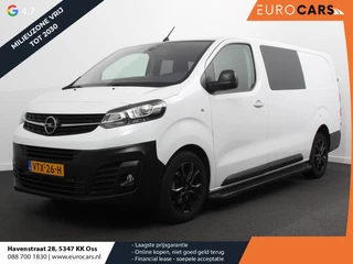 Opel Vivaro 145pk L3H1 Dubbele Cabine Sport Edition Navigatie Climate Control Trekhaak Trekhaak Parkeer sensoren Lichtmetalen Velgen