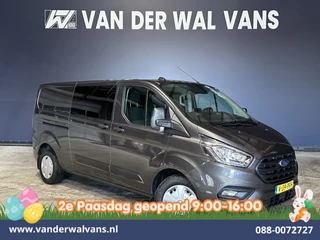 Ford Transit Custom 2.0 TDCI 170pk L2H1 Dubbele Cabine Euro6 Airco | 5-Zits | 2x Zijdeur | Camera | LED Apple Carplay, Android Auto, Cruisecontrol, Parkeersensoren, Stoelverwarming, Verwarmde voorruit 2800kg trekvermogen