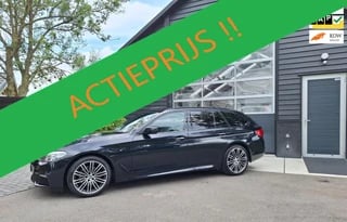 BMW 5-serie Touring 520d High Executive M-Sport, Panorama-Dak, Afn. Trekhaak, Harman-Kardon, Full-Map Navi, Breedset 19", Led.