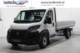 Fiat Ducato 2.2 MJet 140 pk L4 Pick Up / Open Laadbak va 429,- p/mnd, Airco, Cruise Control, 3-Zits, LxBxH 420x202x40 cm Nieuw