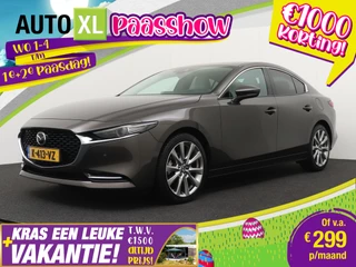 Mazda 3 2.0 187 PK e-SkyX M Aut. Luxury Trekhaak Leder Camera HUD