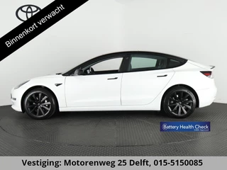 Tesla Model 3 BLACKLINE BI-TONE PANO STD ACCUTEST 86% RWD 60 kWH LEDER.NAVI.CAMERA.AUTOPILOT, STOELVERWARMING EN NOG VEEL MEER!