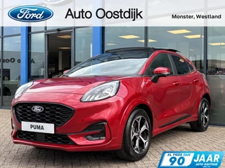 Ford Puma 1.0 EcoBoost Hybrid ST-Line 125PK Automaat NIEUW MODEL!! Panodak Afn. Trekhaak Winterpack MATRIX-LED Elek. Achteklep Adaptieve Cruise SYNC4 Keyless Navi Privacy Glass *Full Options*