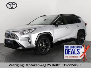 Toyota RAV4 2.5 HYBRID AWD DYNAMIC SILVERLINE BI-TONE CARPLAY NAVI.PDC.1650 KG TREKGEWICHT. GARANTIE TOT 2030!