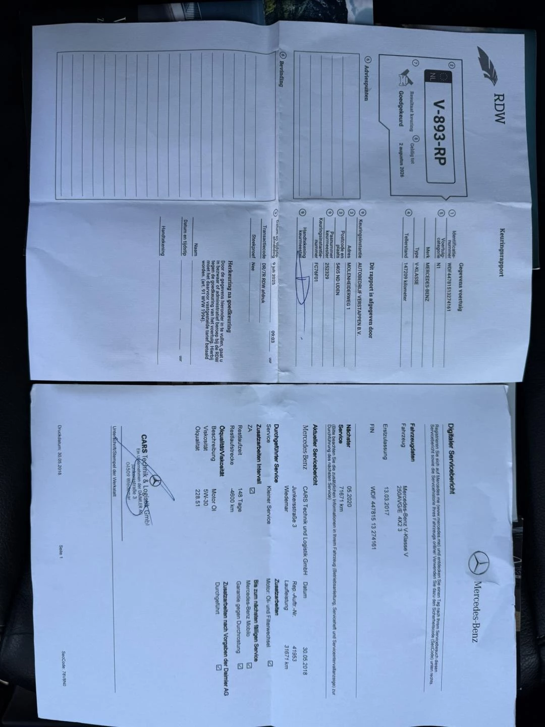 Hoofdafbeelding Mercedes-Benz V-Klasse