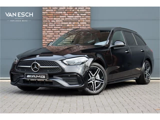 Hoofdafbeelding Mercedes-Benz C-Klasse Mercedes-Benz C-Klasse Estate 300 e AMG Line | Panoramadak | Distronic | Trekhaak | Memory | Sfeerverlichting Premium | Stoelverwarming | Nightpakket | Camera | Dodehoekassistent |
