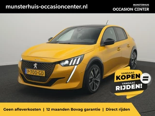 Peugeot e-208 EV GT Pack 50 kWh - RIJKLAARPRIJS - Volledig Elektrisch - Apple Carplay - Android Auto - Panoramadak