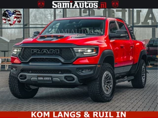Dodge Ram Pick-Up TRX HELLCAT | 6.2 V8 702PK | FLAME RED | BOM VOL | CARBON | RAMBAR | HUD | LPG | BEAD-LOCK WHEELS | CREW CAB 5 PERSOONS | BEDRIJFS AUTO DUBBELE CABINE DC |