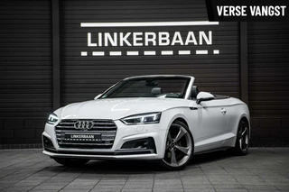 Hoofdafbeelding Audi A5 Audi A5 Cabriolet 40 TFSI | 3x S-line | Vol opties | B&O | 360 camera | Massage | Leder | ACC | 19 inch |