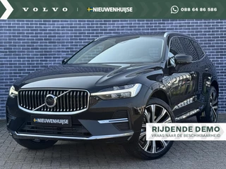 Volvo XC60 2.0 T6 Plug-in hybrid AWD Essential Edition Bright | 21 inch velgen | Schuif/kantel panoramadak | Stoel/stuurverwarming | Leder | Onyx Black |