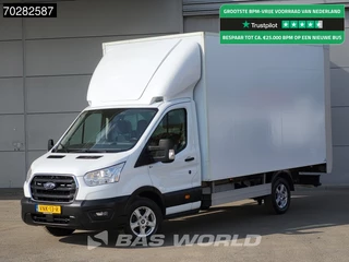 Ford Transit 130pk Laadklep Zijdeur Bakwagen Airco Cruise Camera Euro6 Koffer Meubelbak 21m3 Airco Cruise control