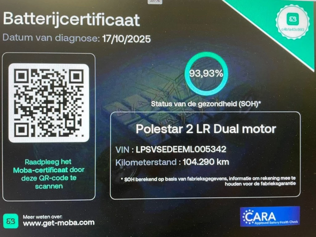 Hoofdafbeelding Polestar 2