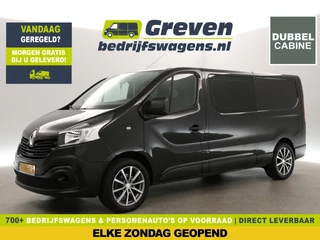 Renault Trafic 1.6 dCi T29 L2H1 | Dubbele Cabine |  6 Persoons | Airco Cruise Navigatie PDC Trekhaak 18"LMV