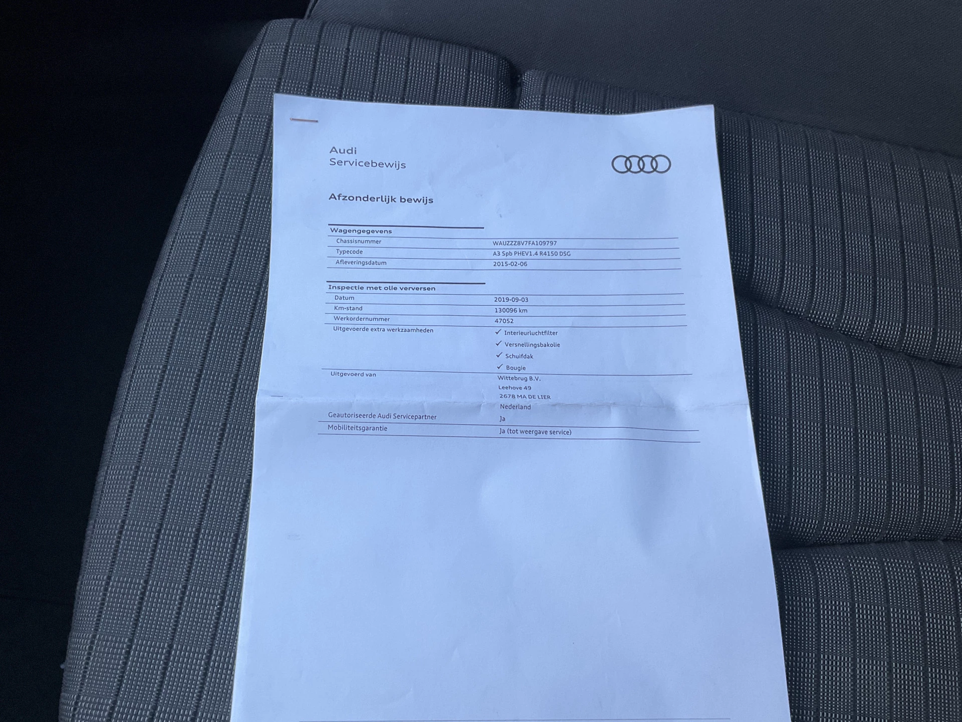 Hoofdafbeelding Audi A3