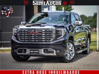 GMC Sierra DENALI | All-In Prijs | 6,2 V8 Full Option | De Meest Luxe Pick-Up in zijn Klasse | Comfortabele Dubbele Cabine met Royale 5 Zitplaatsen | BPM vrij | Nu Leverbaar uit Voorraad | Voorraad Nr 420229