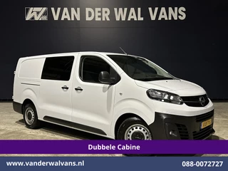 Opel Vivaro 2.0CDTI 145pk L3H1 Dubbele Cabine Euro6 Airco | 6-Zits | Navigatie | 2500kg Trekhaak | Apple Carplay Android Auto, Cruisecontrol, Parkeersensoren