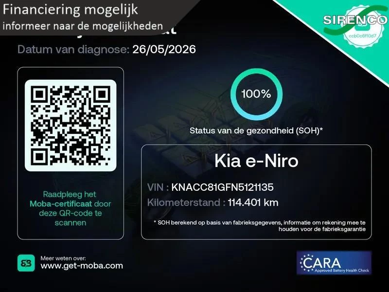 Hoofdafbeelding Kia e-Niro