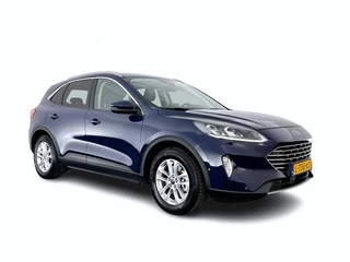 Ford Kuga 2.5 PHEV Titanium X (INCL-BTW) *LEATHER-MICROFIBRE | FULL-LED | DIGI-COCKPIT | ADAPTIVE-CRUISE | BLINDSPOT | PARK-PILOT | CAMERA | NAVI-FULLMAP | HEATED-COMFORT-SEATS | CARPLAY | DAB | LANE-ASSIST | 17"ALU*