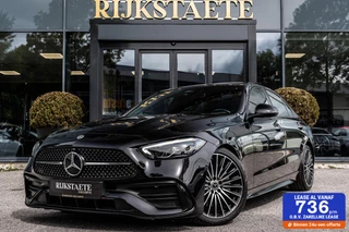 Mercedes C-klasse C200 AMG|PANO|LEDER|CAMERA|ACC|SFEERV.|19'