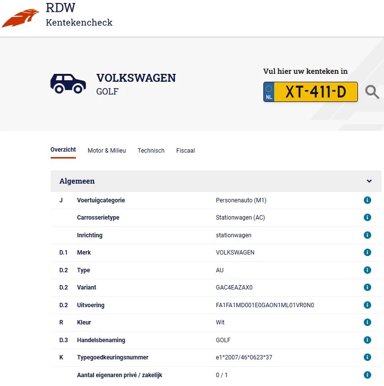 Hoofdafbeelding Volkswagen e-Golf