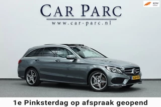 Mercedes-Benz C-klasse Estate 180 AMG Line LED/SFEER/PANORAMADAK/LEDER+S.VERWARMING/LMV/CRUISE/ECC/12 MDN GARANTIE!