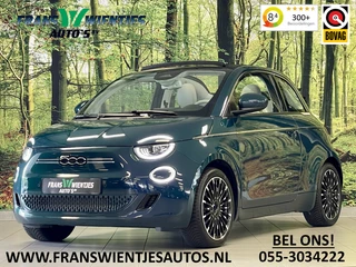 Hoofdafbeelding Fiat 500 Fiat 500 La Prima 42 kWh Cabrio | Adaptive Cruise Control | Achteruitrijcamera | Keyless Go/Entry | Stoelverwarming | Dodehoek Detector | Apple Carplay/Android Auto | Lane Assist | Parkeersensoren | Draadloze Telefoonlader