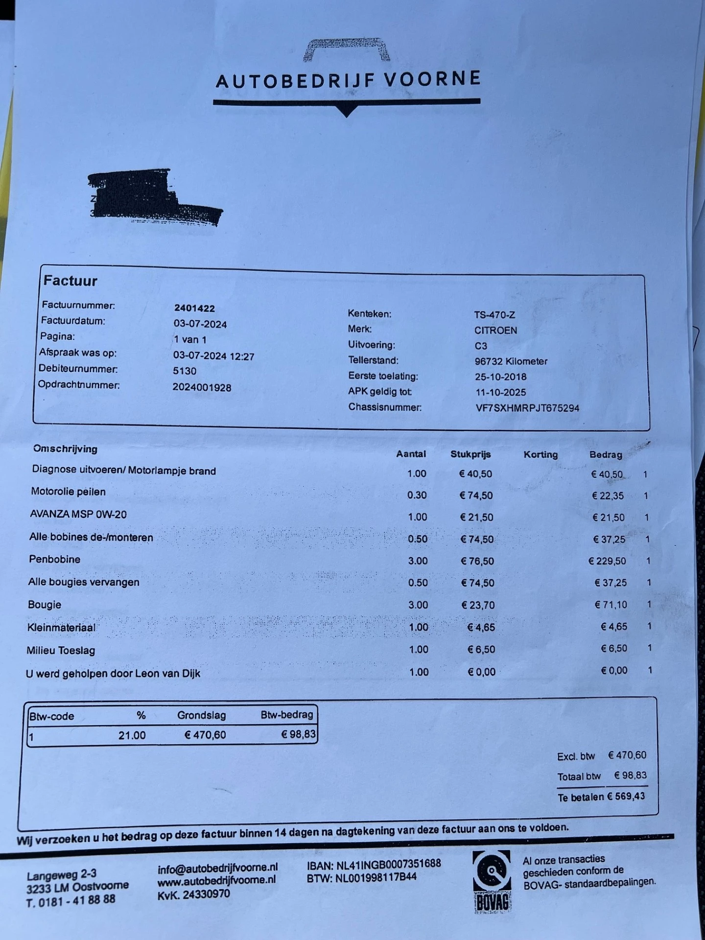 Hoofdafbeelding Citroën C3