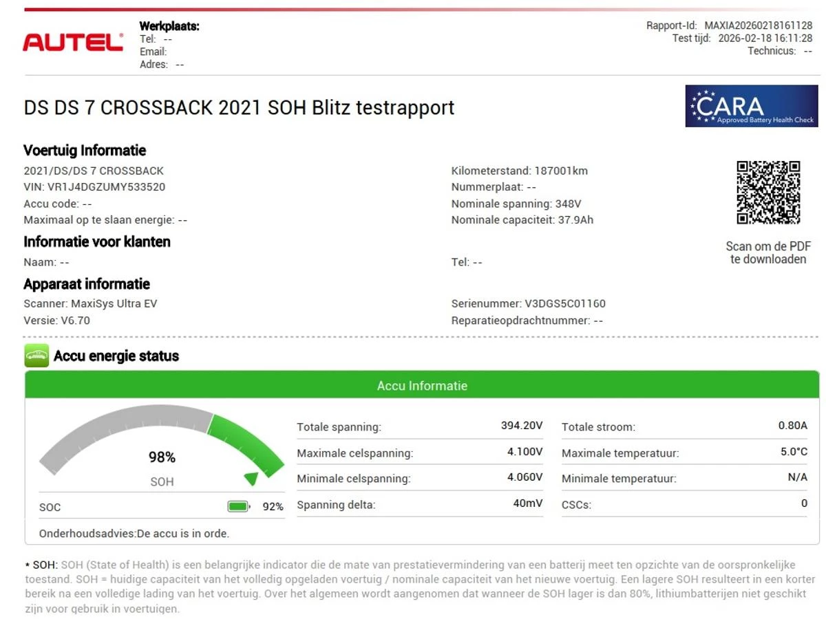 Hoofdafbeelding DS DS 7