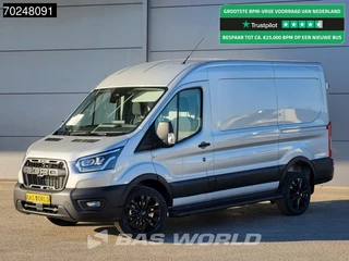 Ford Transit 165pk Automaat Limited Black Edition L2H2 Raptor Grill ACC CarPlay Xenon Camera L2 10m3 Airco Cruise control