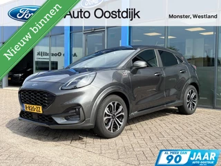 Ford Puma 1.0 EcoBoost Hybrid ST-Line 125PK Winterpack Camera Cruise Navi Climate Parkeersensoren Privacy Glass Full-LED *Sportief*
