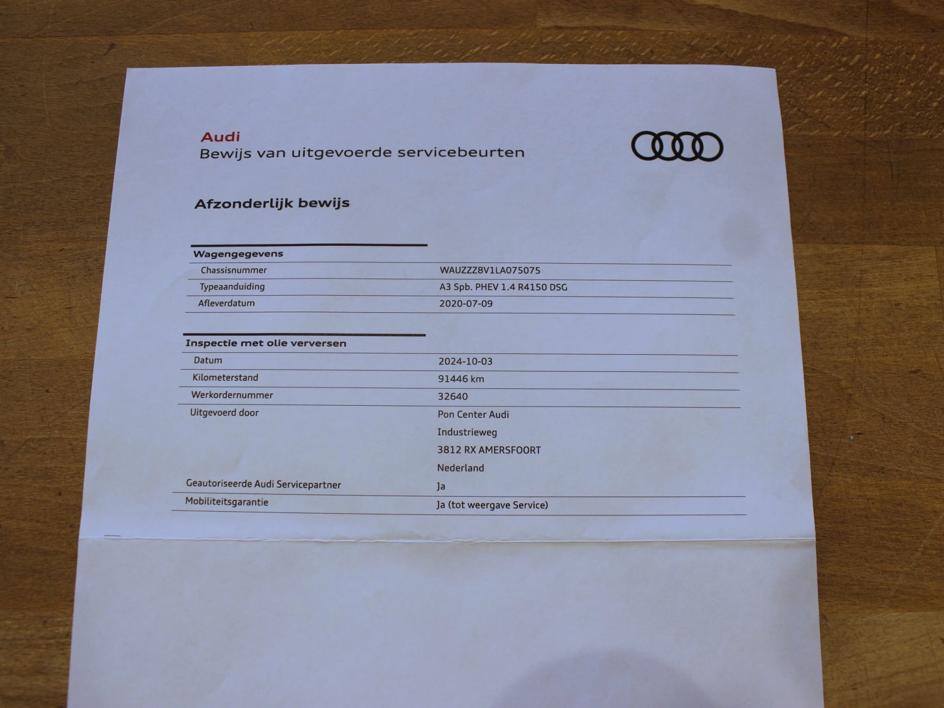 Hoofdafbeelding Audi A3