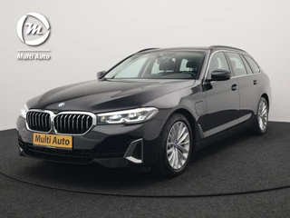 BMW 5 Serie Touring 530e Luxury Line Plug In Hybrid 294pk Dealer O.H PHEV | Trekhaak Af Fabriek | Panodak | Camera | Lederen Sportstoelen Memory & Verwarmd | Apple Carplay | Cruise Control | Navigatie | Virtual | DAB |