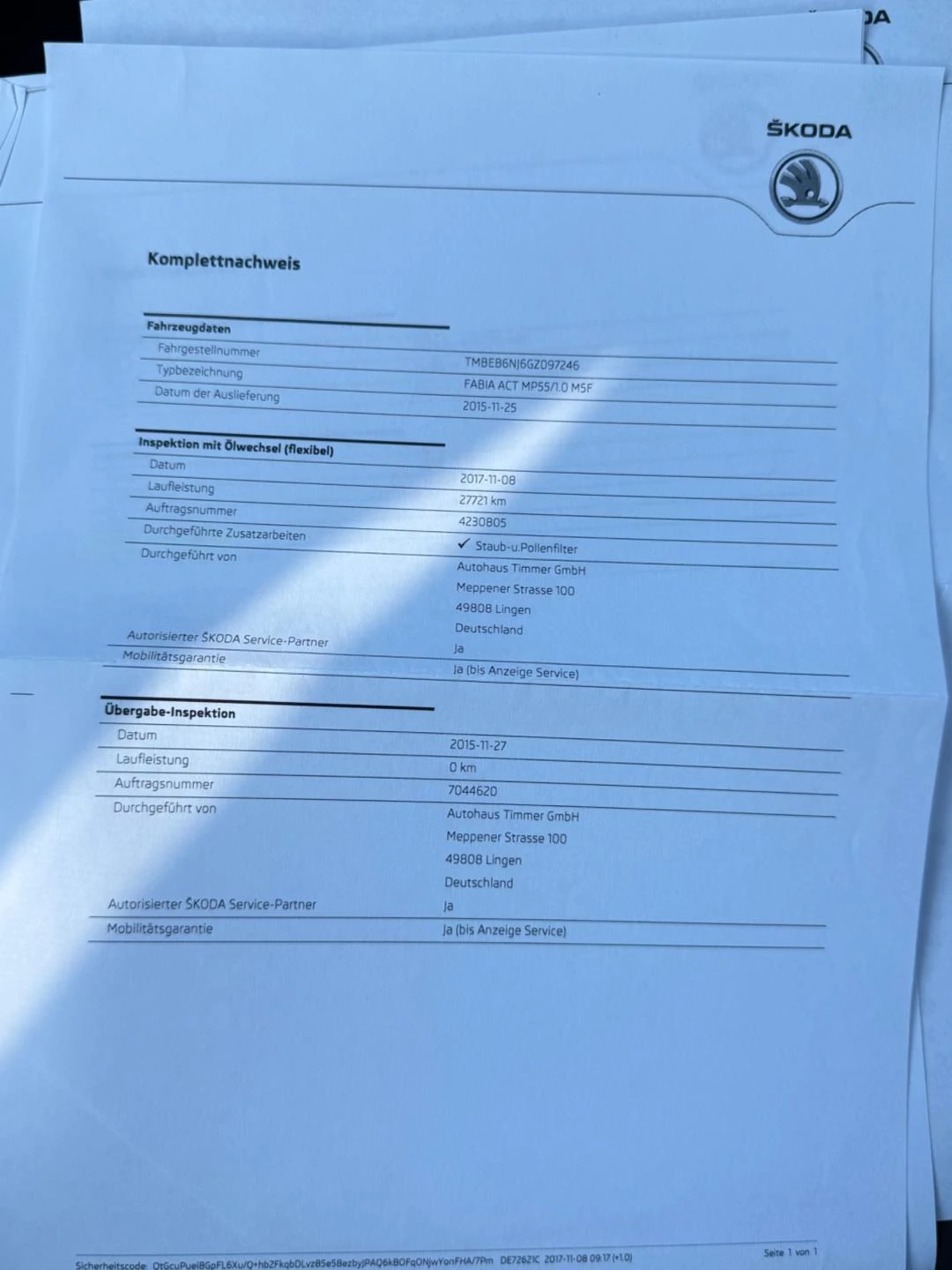 Hoofdafbeelding Škoda Fabia