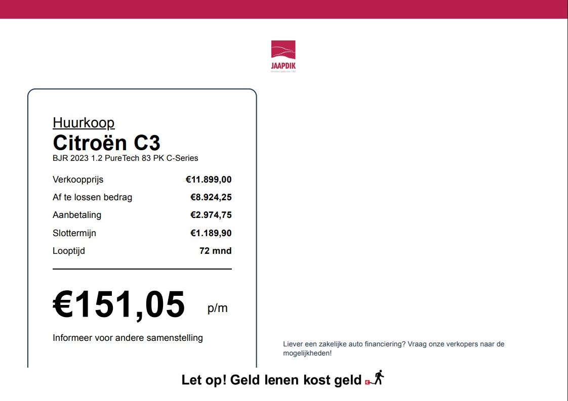 Hoofdafbeelding Citroën C3