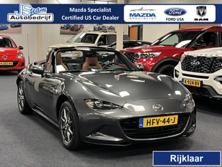Hoofdafbeelding Mazda MX-5 Mazda MX-5 ND Roadster 1.5 SkyActiv-G 132PK Kazari Bose Leder Camera PDC Apple CarPlay
