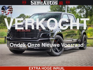 Dodge Ram 1500 Night Premium | Full Option | De Meest Luxe Pick-Up in zijn Klasse | Comfortabele Dubbele Cabine met Royale 5 Zitplaatsen | BPM vrij | Nu Leverbaar uit Voorraad | Voorraad Nr 2282 - 3332