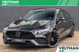 Mercedes CLA-klasse Shooting Brake 180 AMG Line PANO 19 INCH SFEERVERLICHTING NIGHT