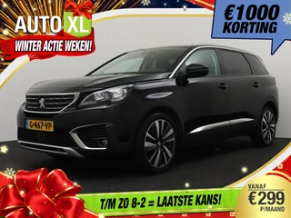 Peugeot 5008 1.2T 131 PK Allure 7-Pers Trekhaak Half-Leder Memory Camera 1k