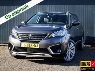 Peugeot 5008 1.2 PureTech Blue Lease Premium, 7P, 1e-Eig, Keurig-Onderh, 12-Mnd-BOVAG, NL-Auto, Leer, Trekhaak, Elek.-Achterklep, Navigatie/Apple-Carplay/Android-Auto, Cruisecontrol, Keyless-Entry/Start, Achteruitrijcamera, DAB, Licht-Zicht-Pakket, Lm-Velgen-19Inch, Privacy-Glas