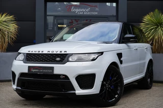 Hoofdafbeelding Land Rover Range Rover Sport Land Rover Range Rover Sport 5.0 V8 Supercharged SVR 551pk Panoramadak/Stoelverwarming/Kuipstoelen