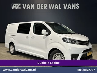Toyota ProAce 2.0D-4D 123pk L3H1 Dubbele cabine Euro6 Airco | 5-Zits | 2x Zijdeur | 2500kg Trekhaak Navigatie, Cruiscontrol, Parkeersensoren