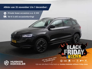 Skoda Karoq Sportline Business 1.5 TSI 150pk DSG Automaat Trekhaak, Achteruitrijcamera, Navigatie, LED matrix koplampen, Cruise control, Stoelverwarming, Parkeersensoren